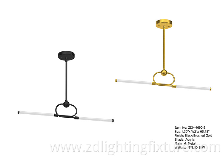 Zdh 4690 2 Chandeliers Pendant Lights For Hotel Lobby